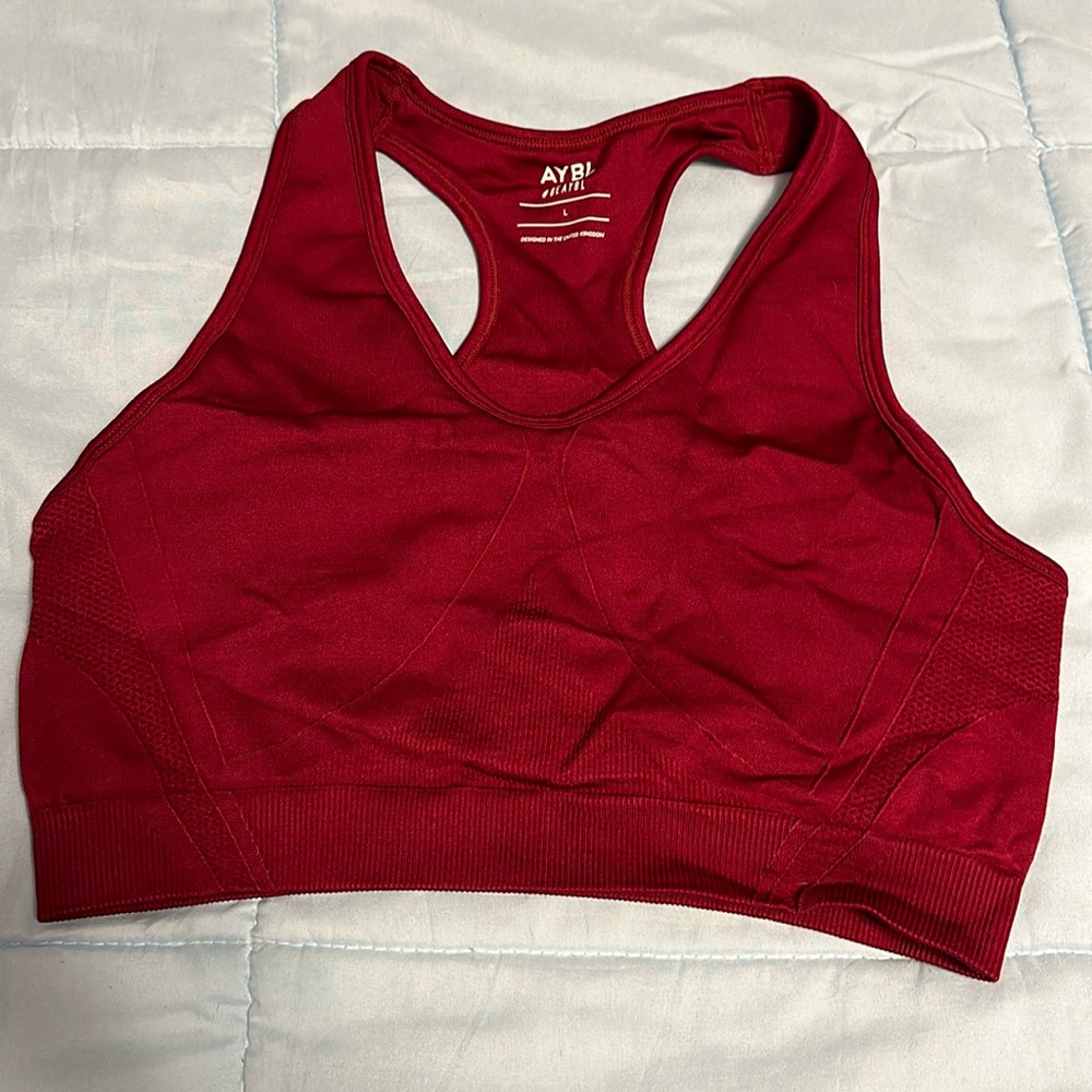 Lightly used AYBL balance V2 sports bra sz L